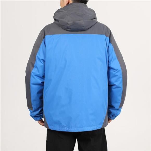 Men's 3 in 1 Waterproof Winter Ski Jacket Windproof with Detachable Puffer Coat - Picture 5 of 9